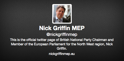 Twitter, Nelson Mandela, Nick Griffin
